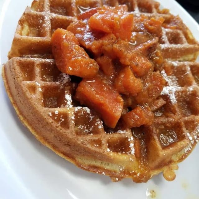 Sweet Potato Waffle.