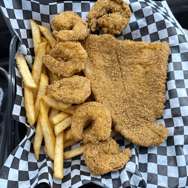 2 - Way - Catfish & Jumbo Shrimp.