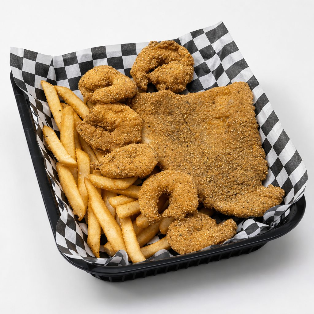 2 - Way - Catfish & Jumbo Shrimp.